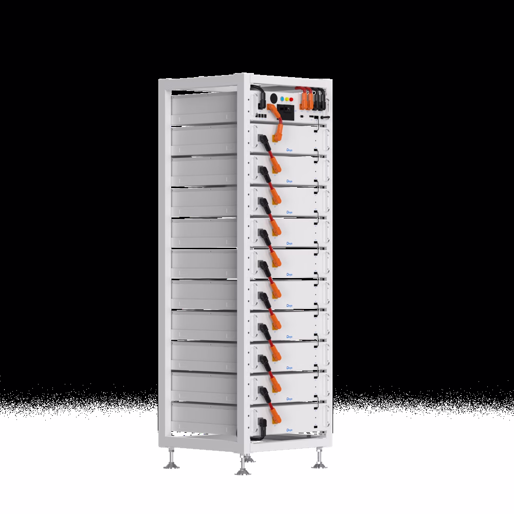 Стійкова система Deye BOS-A-Pack7.68 під кутом
