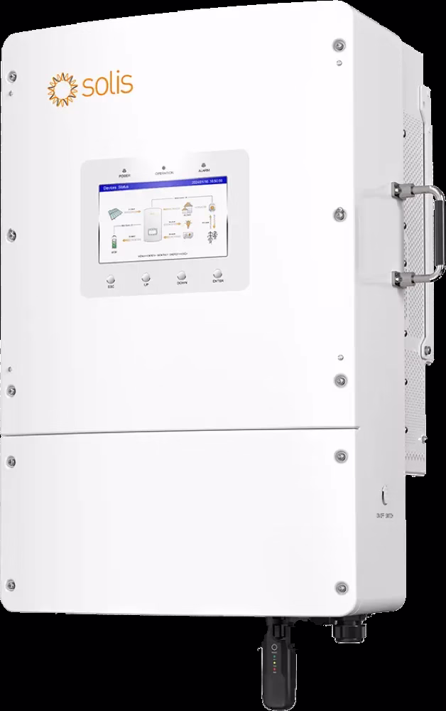 Solis S6-EH3P12K02-NV-YD-L під кутом