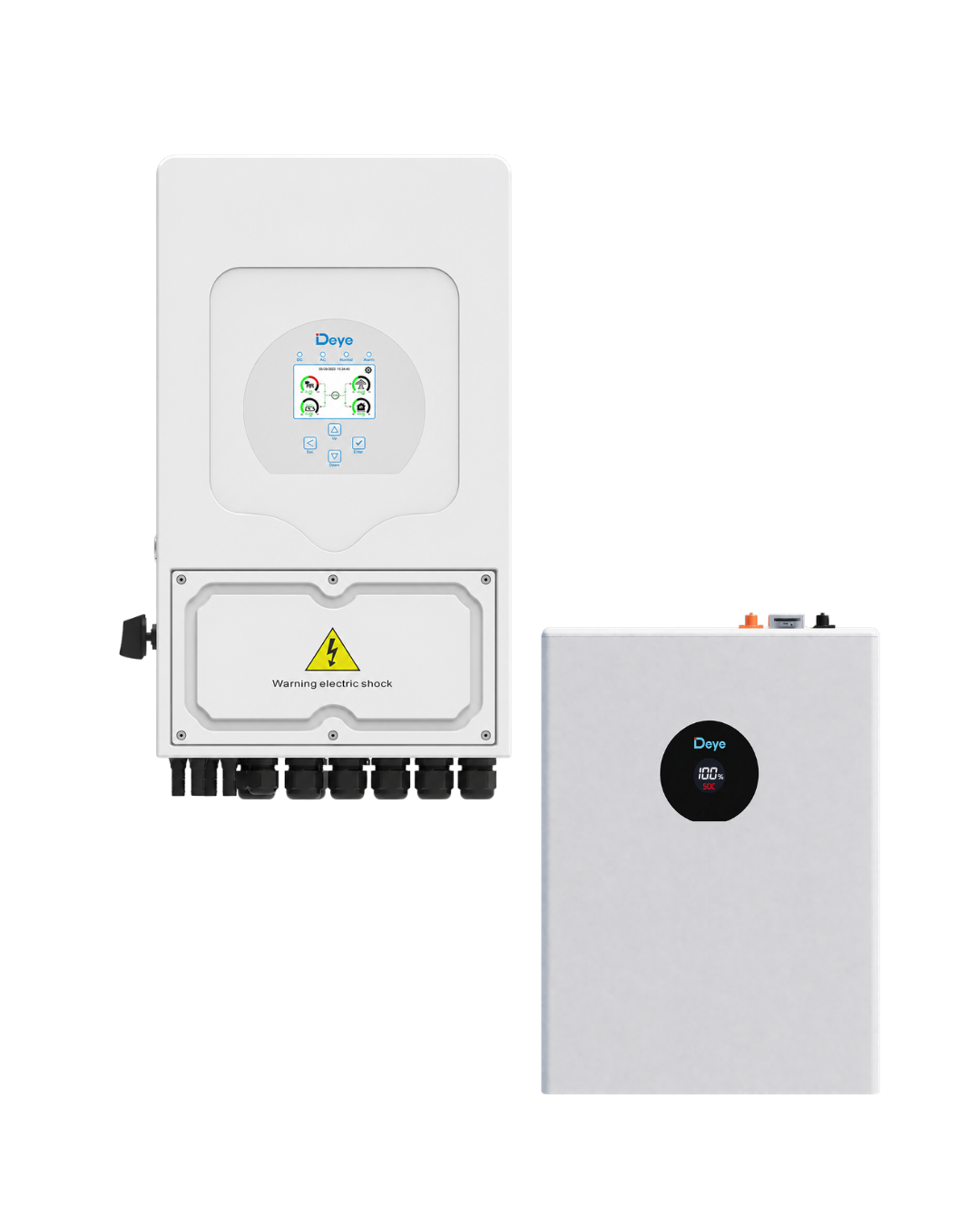 Комплект Deye з інвертором і акумулятором