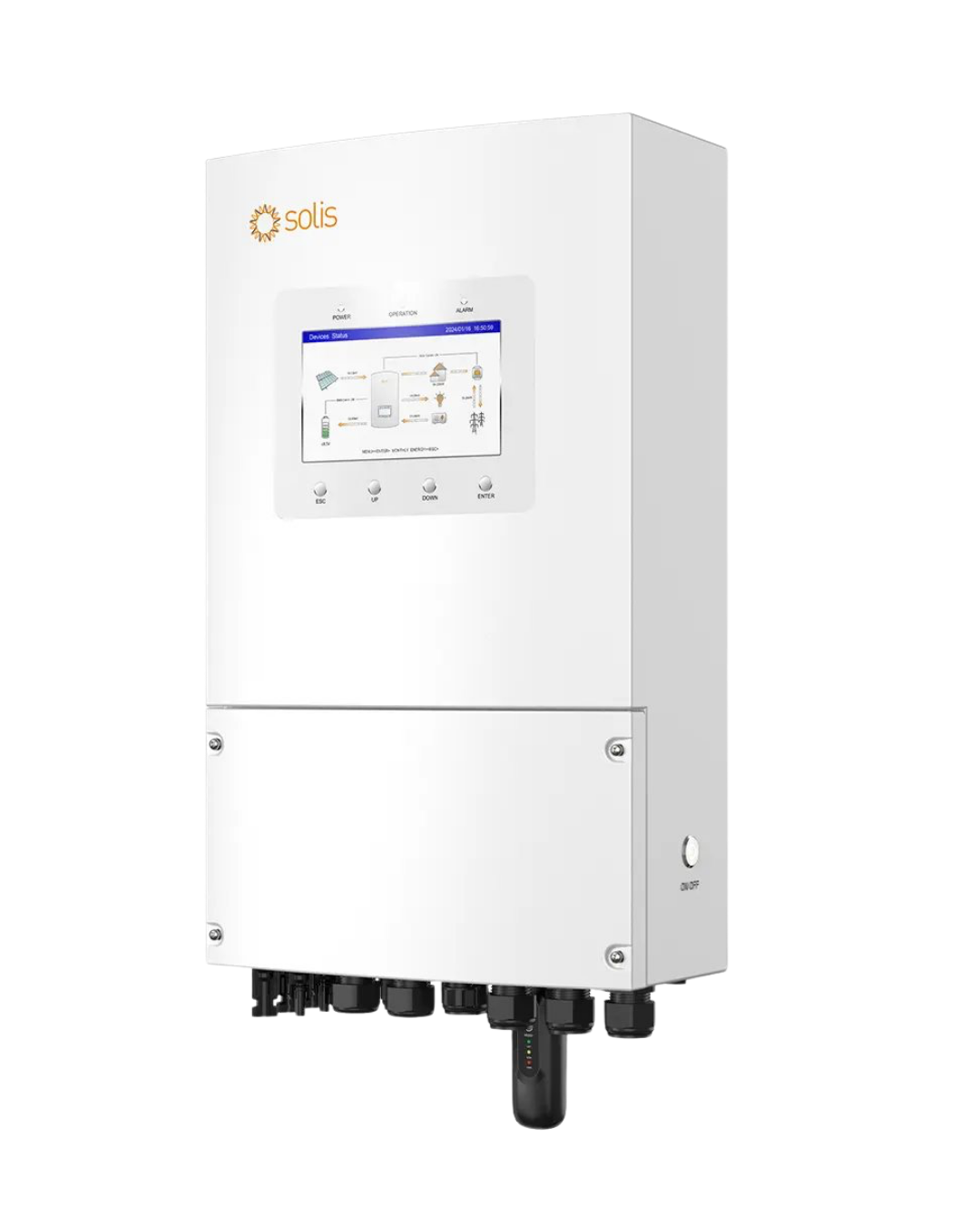 Solis S6-EH1P8K-L-PLUS під кутом